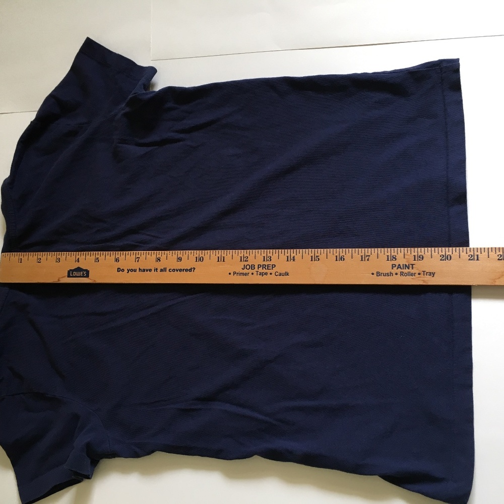 Polo Ralph Lauren women's blue V-neck T-shirt. Size S. - Picture 8 of 9